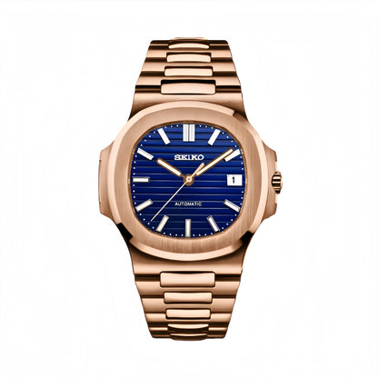 Nautiko - Blauw Open Heart (Geel Goud)