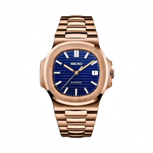 Nautiko - Blauw Open Heart (Geel Goud)